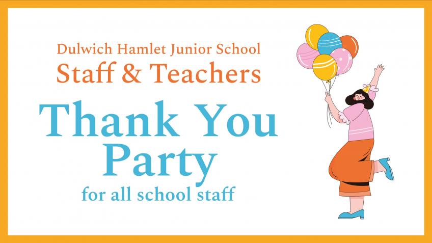 Thank you collection for Hamlet staff Party