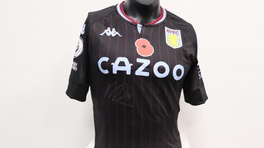 Win AVFC Matt Targett's Signed Poppy Shirt!