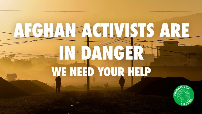 Get FFF Activists out of Afganistan