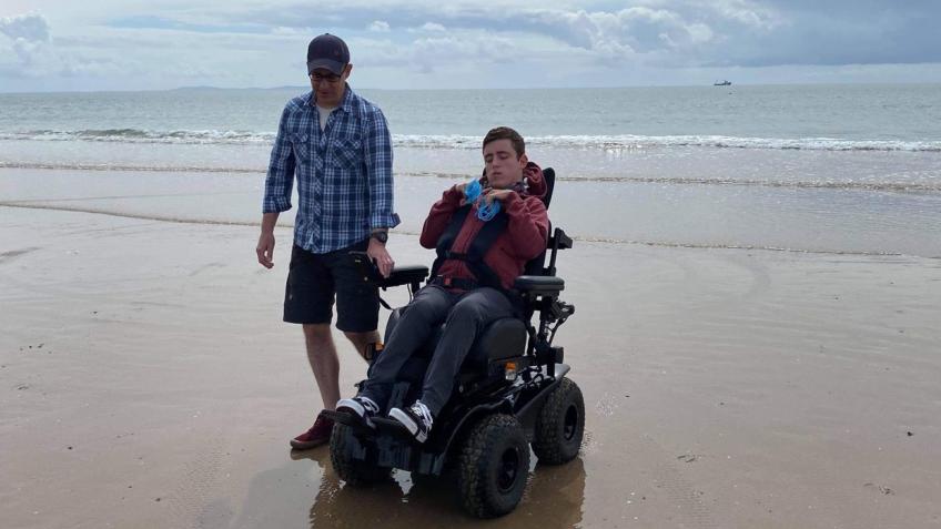 Battery Operated Beach Wheelchair