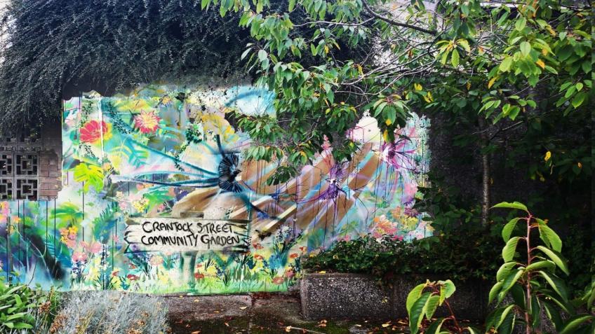 Crantock Street Community Garden - Mural