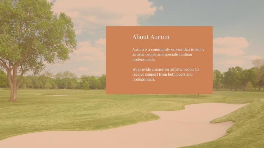 Aurum - Specialist Autism Support