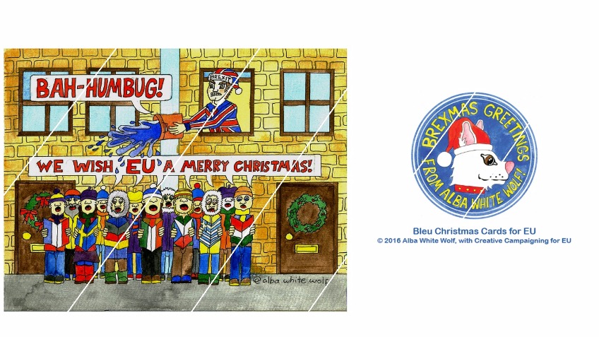 Bleu Christmas Cards