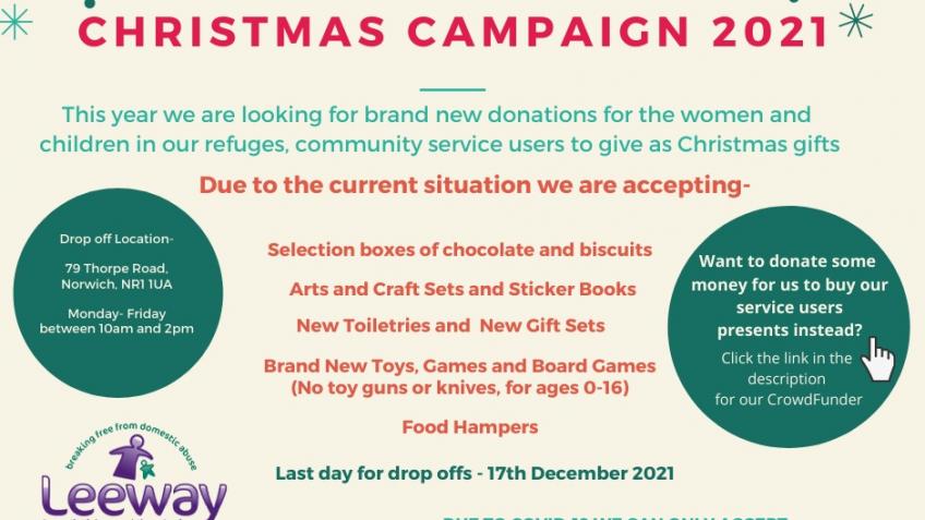 Leeway Christmas Campaign 2021