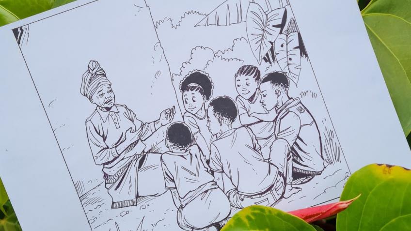 Print&donate children’s books to schools in Congo