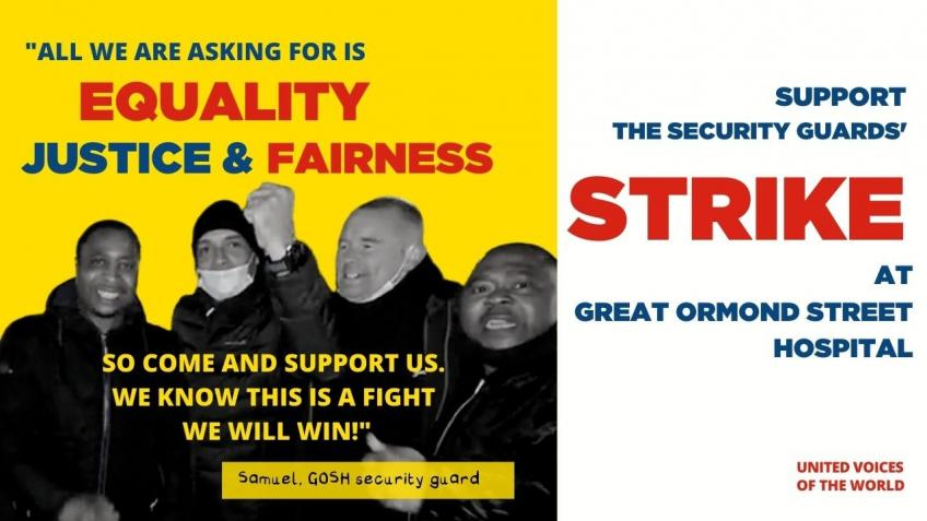 Support Great Ormond St Hospital Security Guards