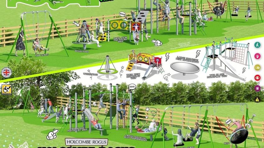 New Children's Playpark for Holcombe Rogus (Devon)
