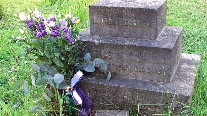 Florence Canning, suffragette: grave restoration