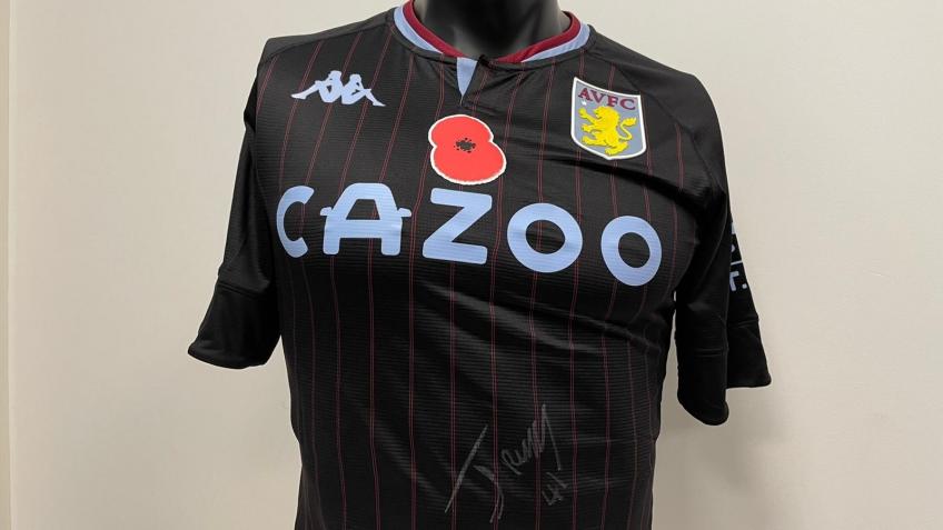 Win AVFC Jacob Ramsey's Signed Poppy Shirt!