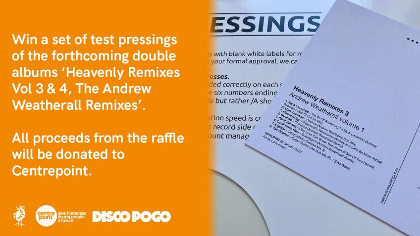 Win 2 x Test Pressings of Andrew Weatherall Remix