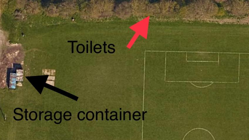 Rustington Otters Training & toilet facilities.