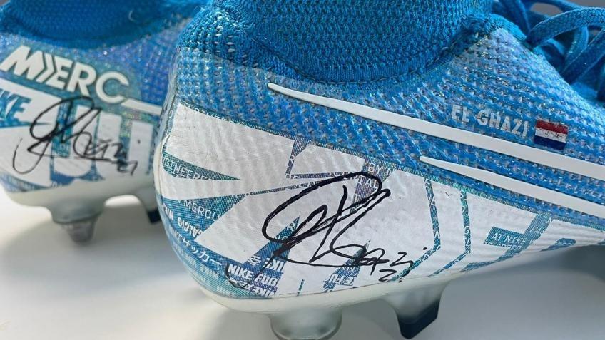 Win Anwar El Ghazi's Signed Boots!