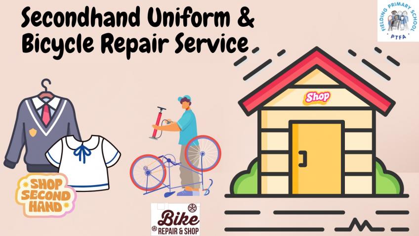 Secondhand Uniform & Bicycle Service Shed