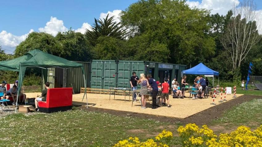Help Krunch South West fix The Pod shutters