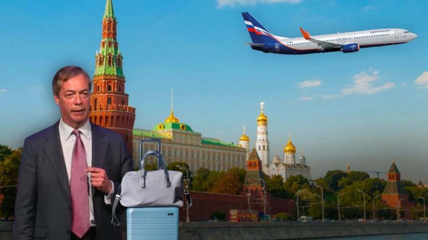 Fly Nigel Farage and GB News to Moscow (One Way)