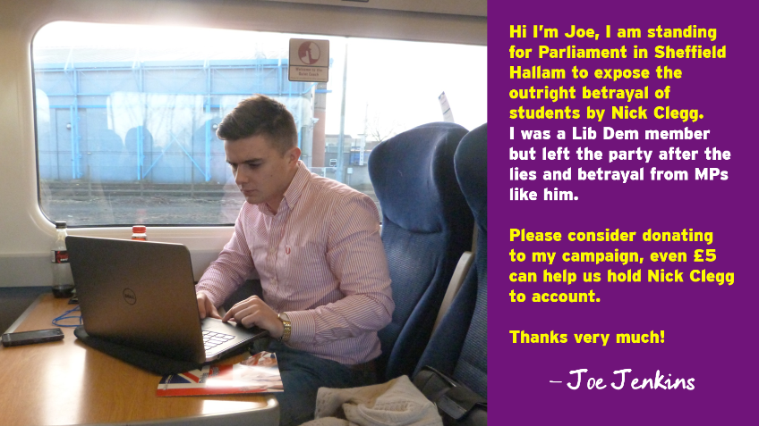 Elect Joe Jenkins for Sheffield Hallam