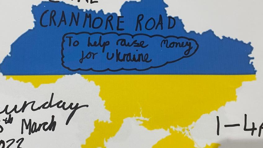 Ukraine Cake sale