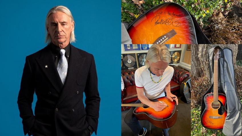 Paul Weller signed Fender Acoustic Guitar
