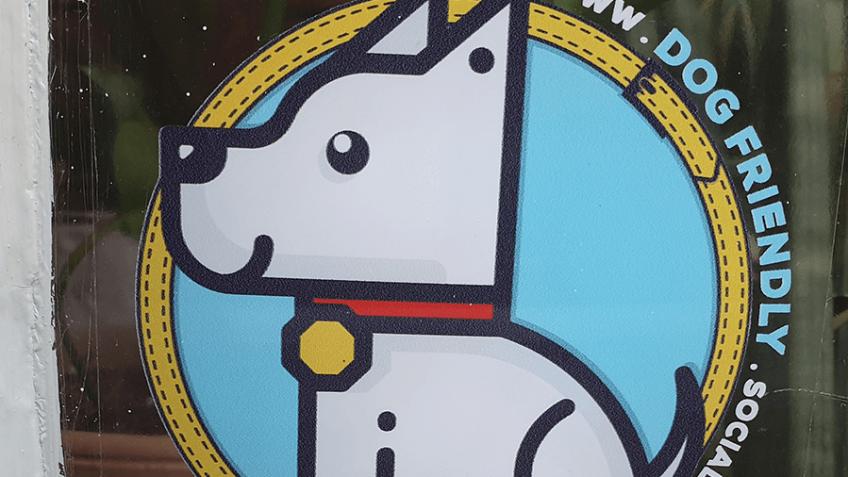 Dog Friendly Worthing sticker scheme