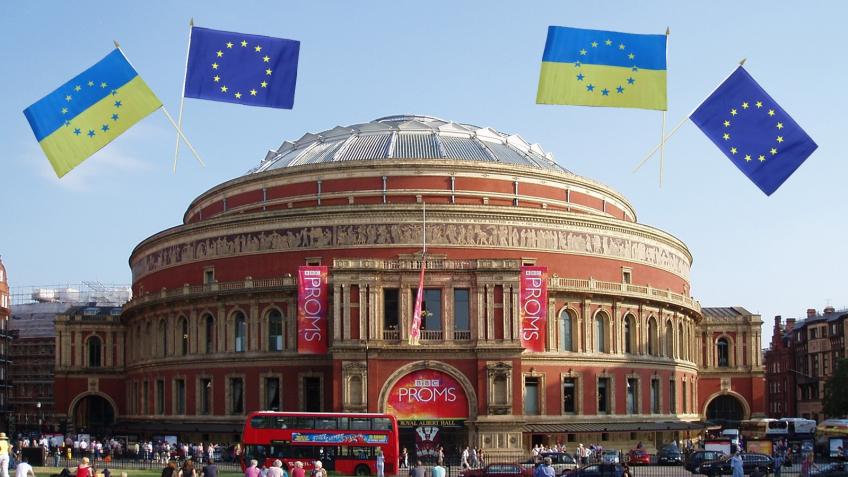 BBC Last Night Proms 2022 - EU Flags