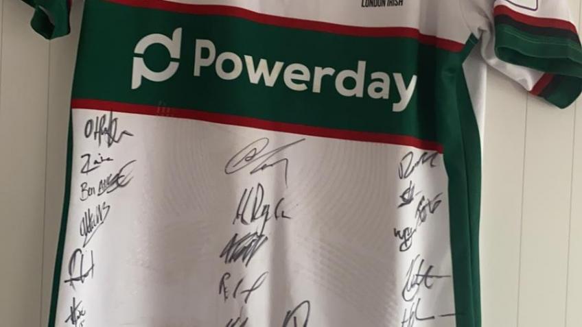 Signed London Irish Shirt