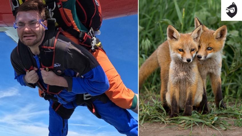 Support Rob's Skydive and Help Expose Cub Hunting