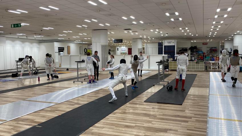 Bag a PISTE of the action:see fencing change lives