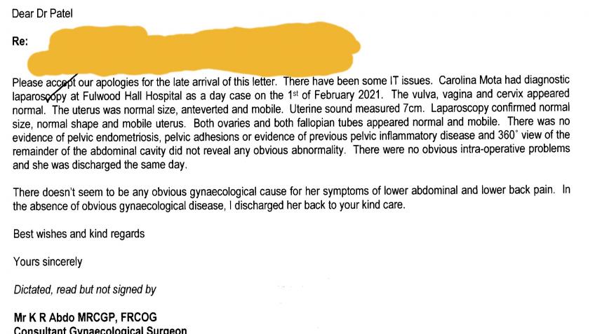 Trying to get funds for private hysterectomy
