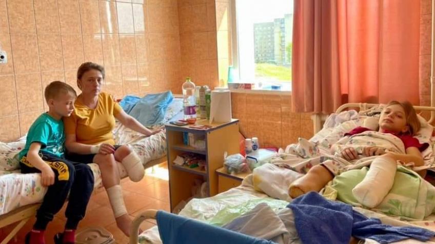 Natalia's family and St. Mikolai Hospital