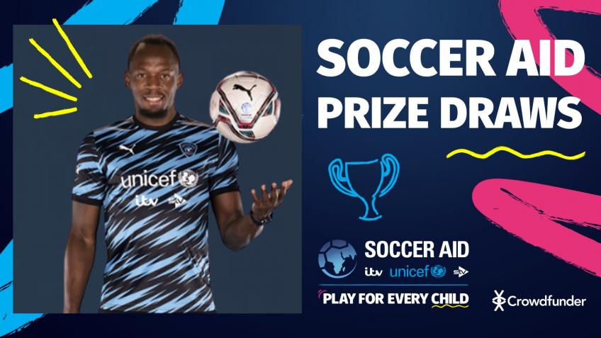Win Usain Bolt's 9.58 Soccer Aid kit