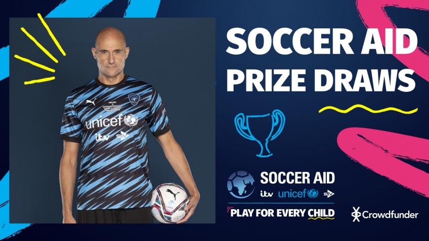 Win Mark Strong's Soccer Aid kit