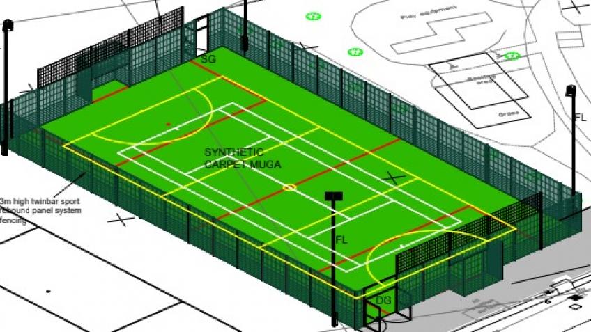 To build a MUGA for PE and Playtimes