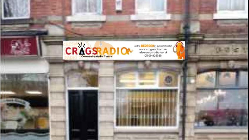 Crags Radio Fascia Signage