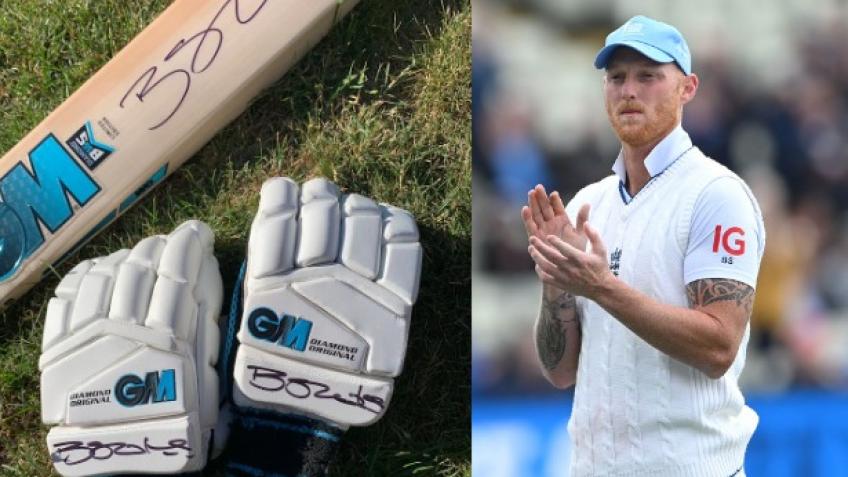 Win signed Ben Stokes' Kit from #BlueForBob Day