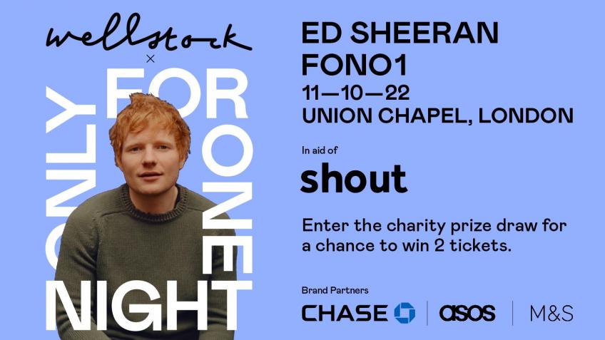 FOR ONE NIGHT ONLY – ED SHEERAN