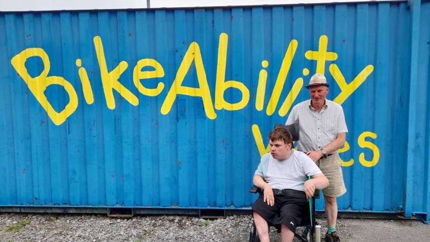 James Myles Thomas Side-by-Side with BikeAbility