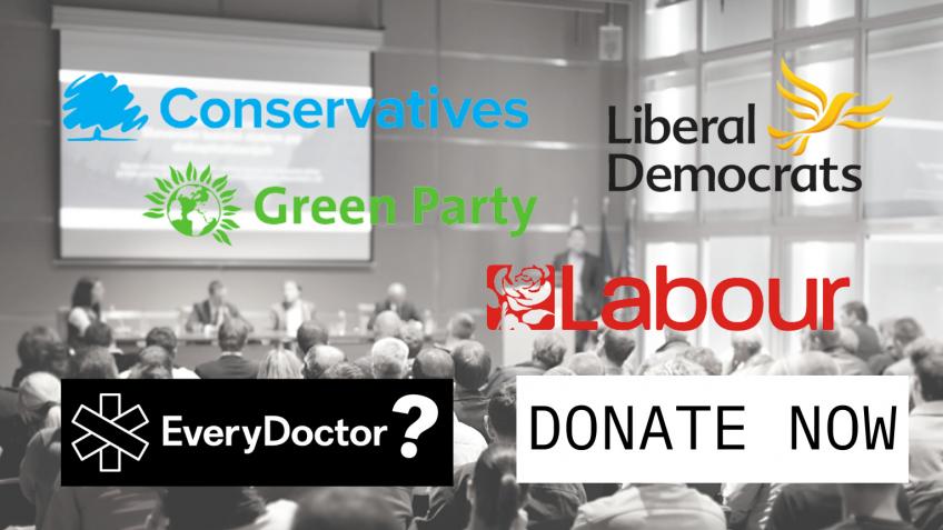 Get EveryDoctor to the political party conferences