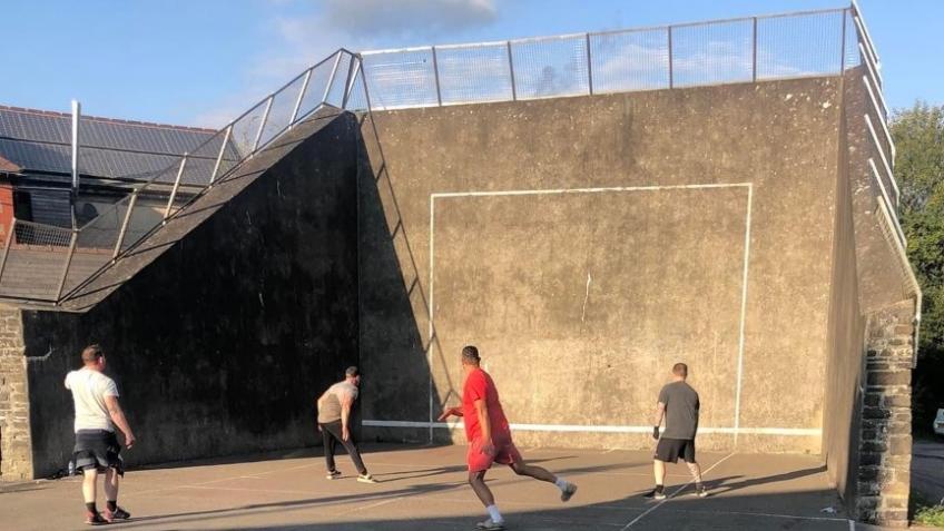 Indoor Wallball Court Nelson, Caerphilly