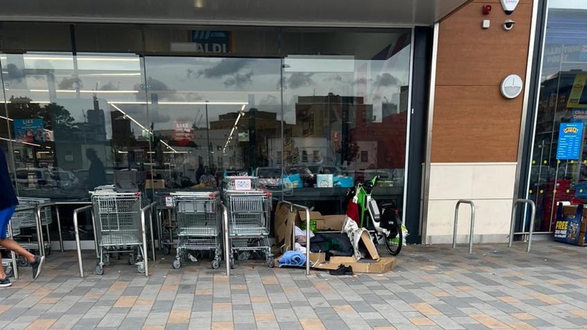 Helping a homeless person get back on their feet