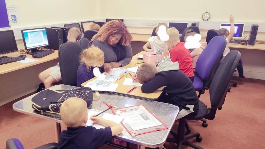 Unity As One Youth Club. Help children do homework