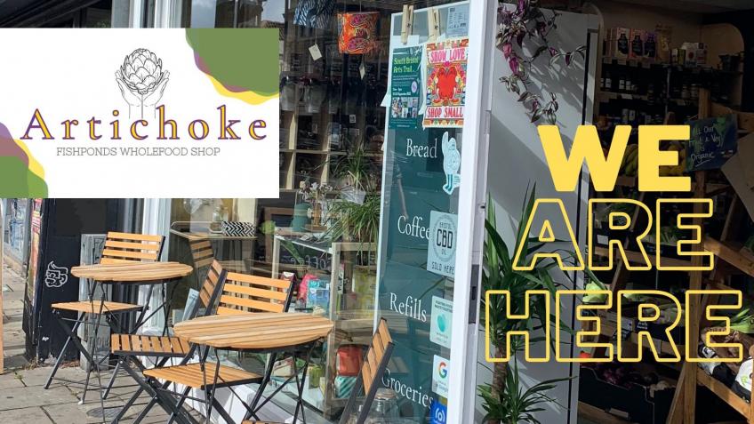 Artichoke Wholefoods WE ARE HERE