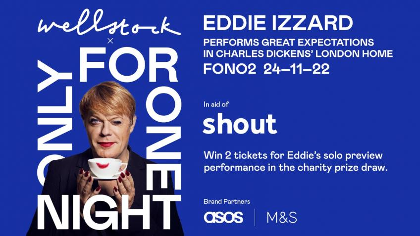 FOR ONE NIGHT ONLY – EDDIE IZZARD