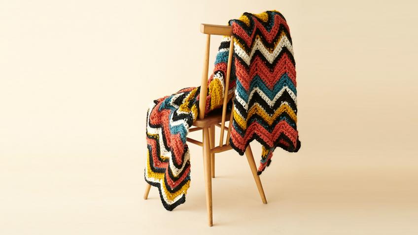 Tom Daley's Made With Love Chevron Throw