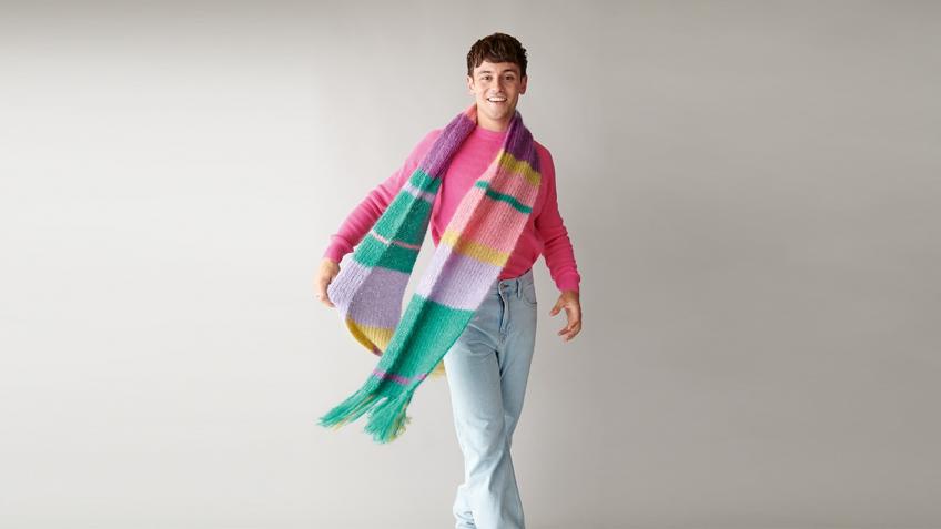 Tom Daley's Made With Love Scarf