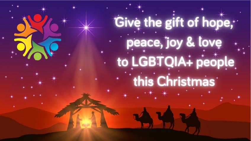 Give hope, peace, joy & love to LGBTQIA+ people