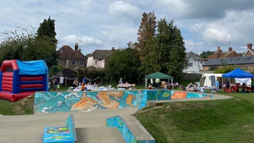 Jarvis Brook Skatepark and Scrap store extension
