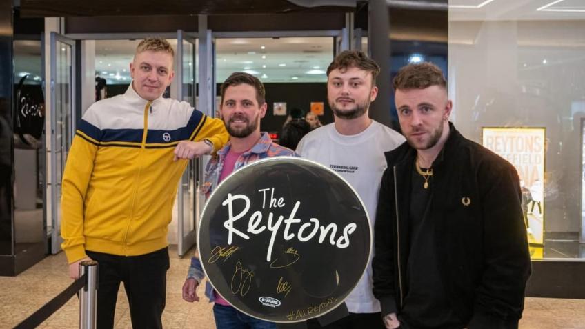 The Reytons Offical Tour Signed Drum Skin