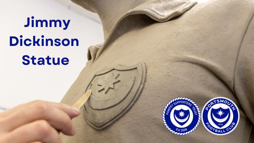 Jimmy Dickinson Statue at Fratton Park