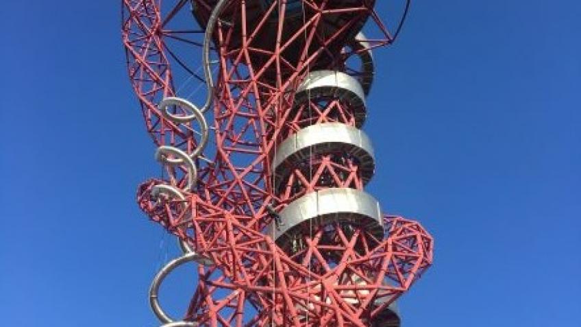 Abseiling The Orbital in aid of Red Nose Day