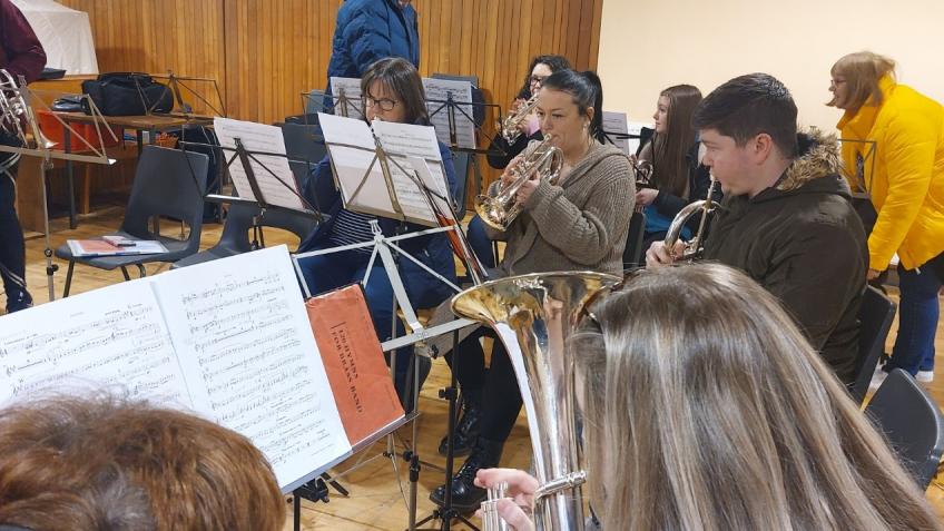 Kilmarnock Concert Brass - heating for The Well